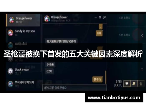 圣枪哥被换下首发的五大关键因素深度解析